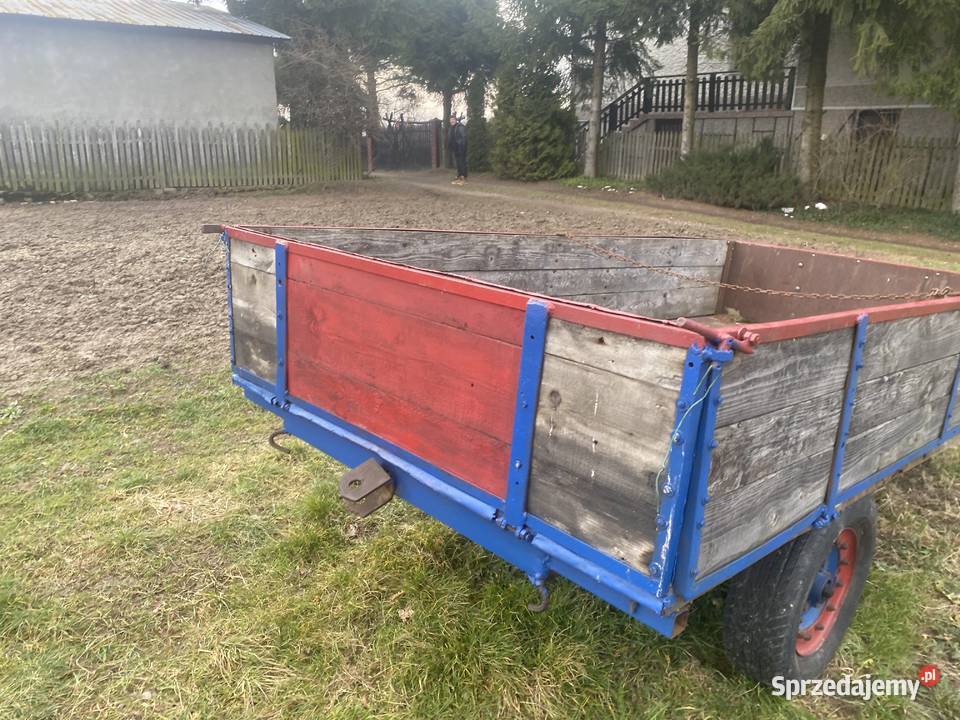 Dwukołówka przyczepka do draktora Stobierna