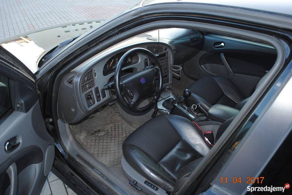 Saab 95 czarny SAABolot V6 xenon skóra prawnika mazowieckie