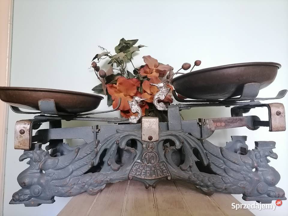 Stara waga szalkowa z 1936 roku Warszawa Kraków