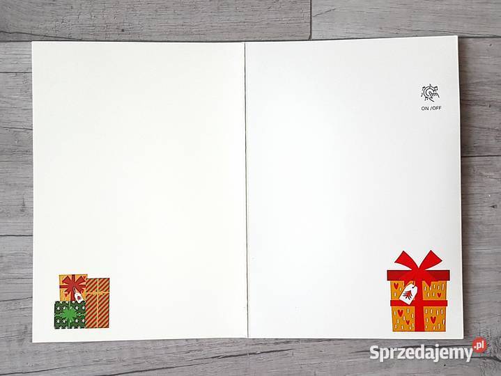 Kartka grająca bożonarodzeniowe z muzyką z małopolskie Chrzanów