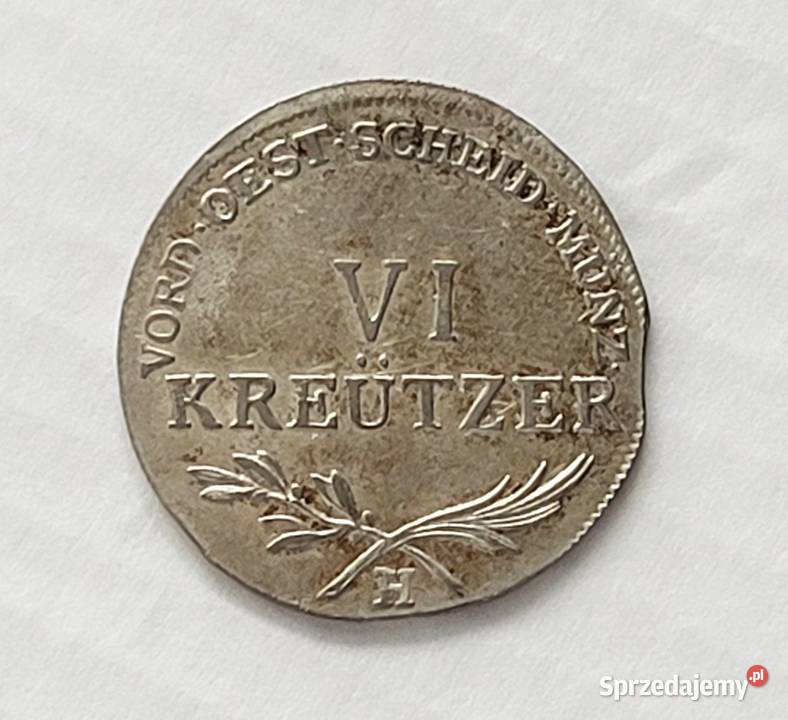 31 AUSTRIA srebro 6 Kreutzer 1804 r H Numizmatyka Łask