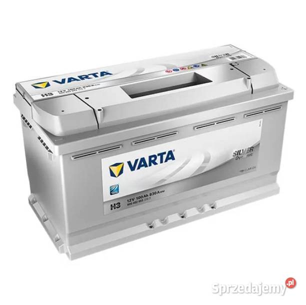 Akumulator VARTA Silver Dynamic H3 100Ah 830A EN Starogard Gdański sprzedam