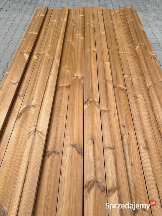 Deska elewacyjna drewniana thermo sosna KL A B Prusice