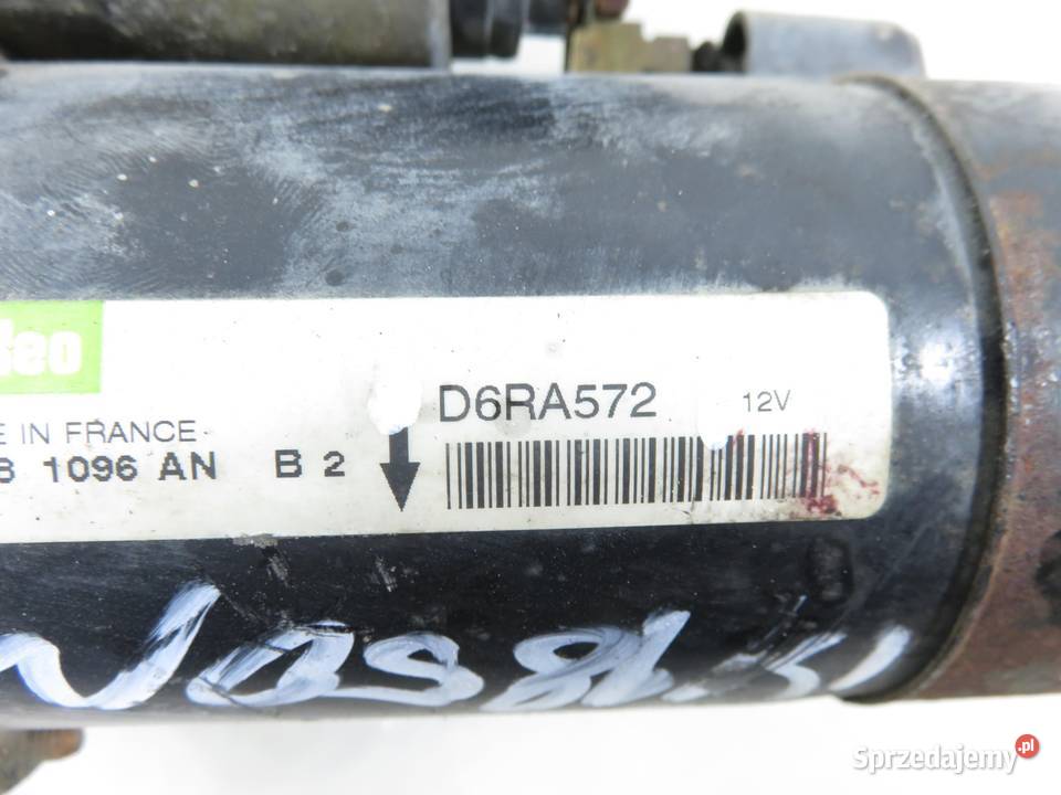 ROZRUSZNIK PEUGEOT 206 14 i D6RA572 Układ elektryczny silnika