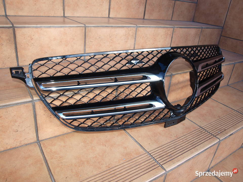 Mercedes GLE W166 grill chrom atrapa przód 2015 części blacharskie Kalisz