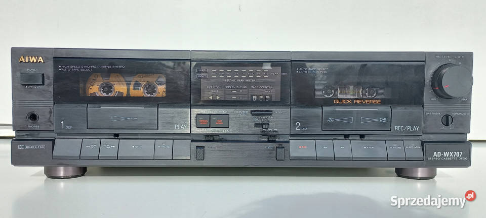 Magnetofon catette deck Aiwa ADWX707 AD WX 707 Międzychód