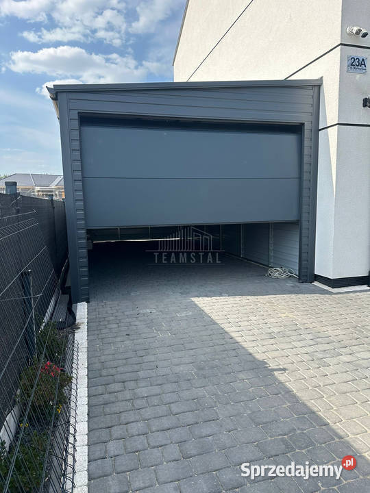 Garaż Blaszany 4x6m Brama Segmentowa Antracyt łódzkie sprzedam