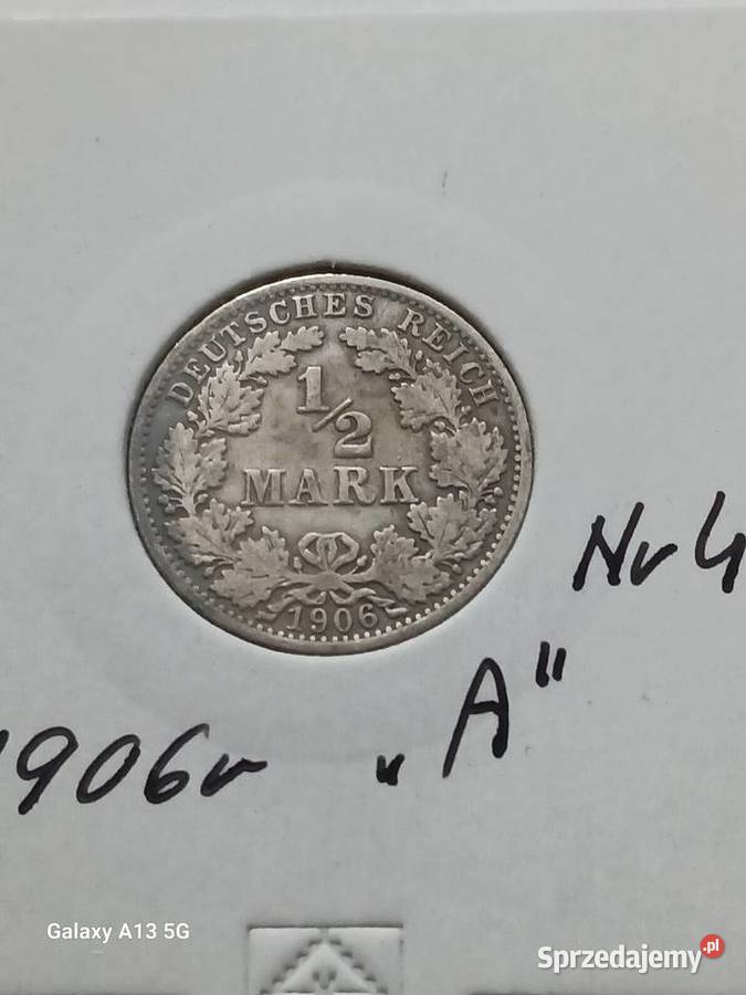 12 Marki Prusy 1906 r 4 mennica A Konin