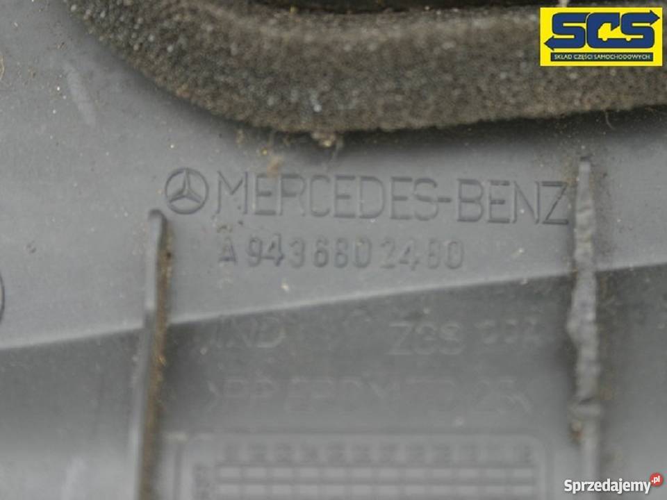 MERCEDES ACTROS MP3 OBUDOWA ZAKOŃCZENIE KONSOLI lubuskie Bieleń