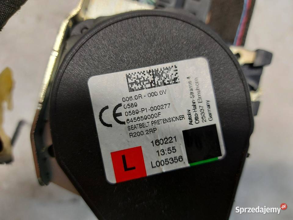 BMW G23 G22 M440i Cabrio Pas bezpieczeństwa tył