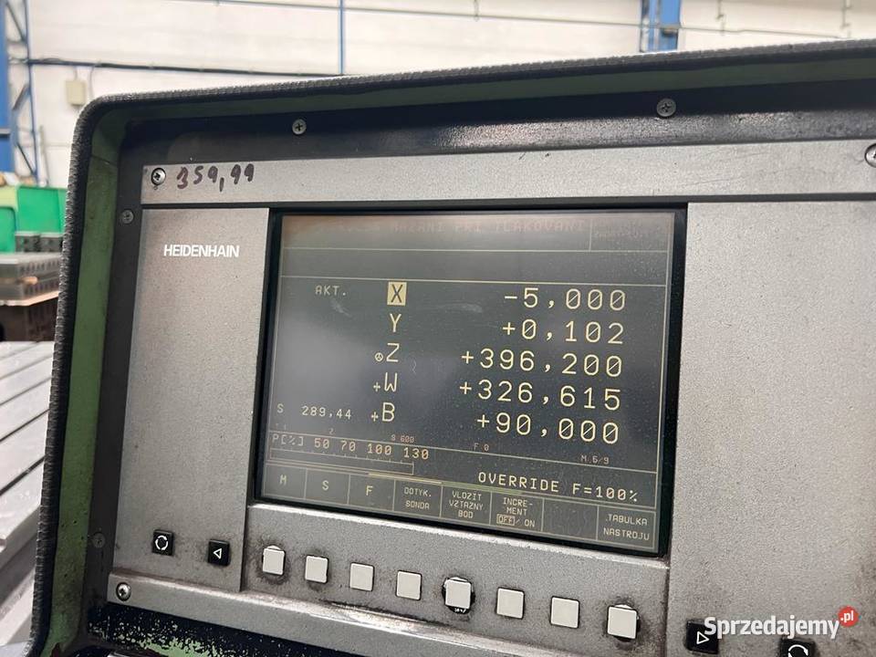 WYTACZARKA TOS VARNSDORF WHN 138 B x 3500mm CNC Pleszew