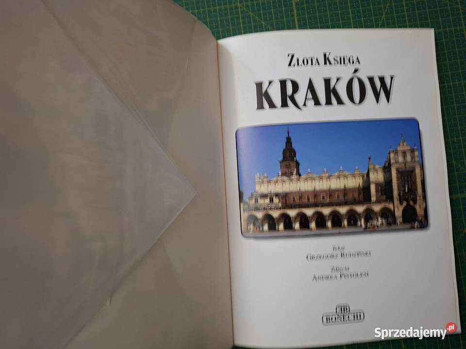 Złota księga Kraków BonechiGrzegorz Rudziński małopolskie