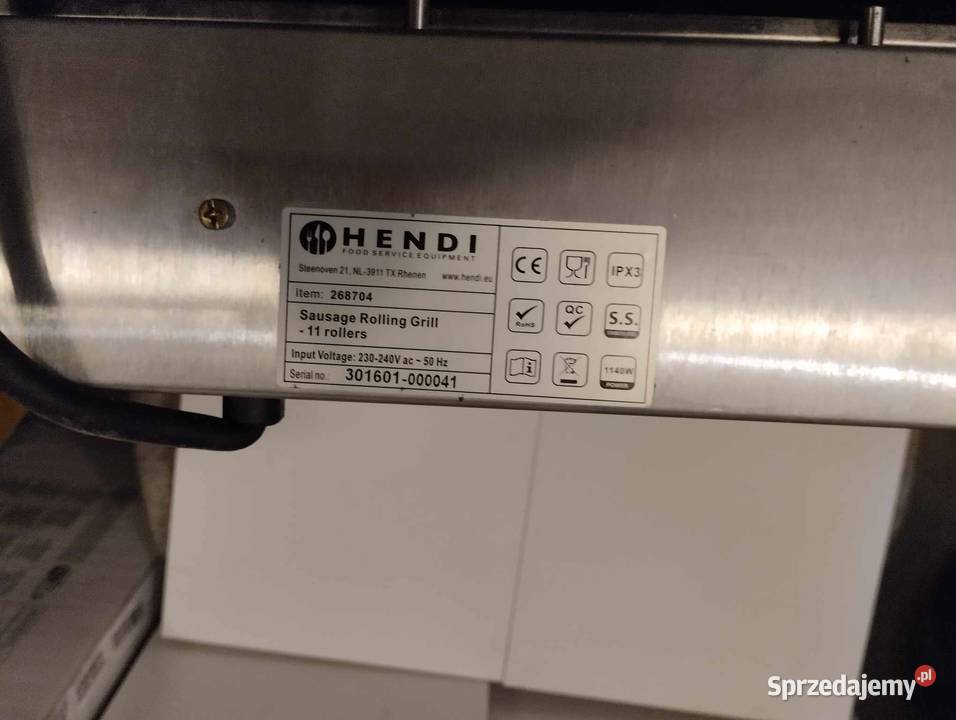 Hendi 268704 Podgrzewacz rolkowy do parówek 11 Gastronomia wielkopolskie Poznań sprzedam