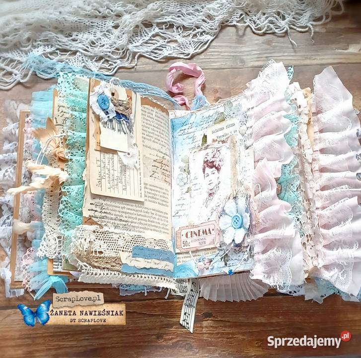 Album Shabby Chic prezent pamiętnik scrapbook
