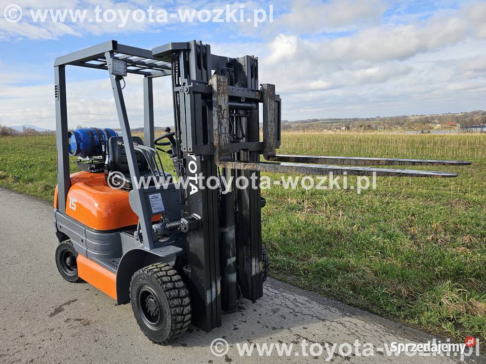 Wózek Widłowy TOYOTA 6FG15 TOYOTA triplx 6FGF15 Wadowice