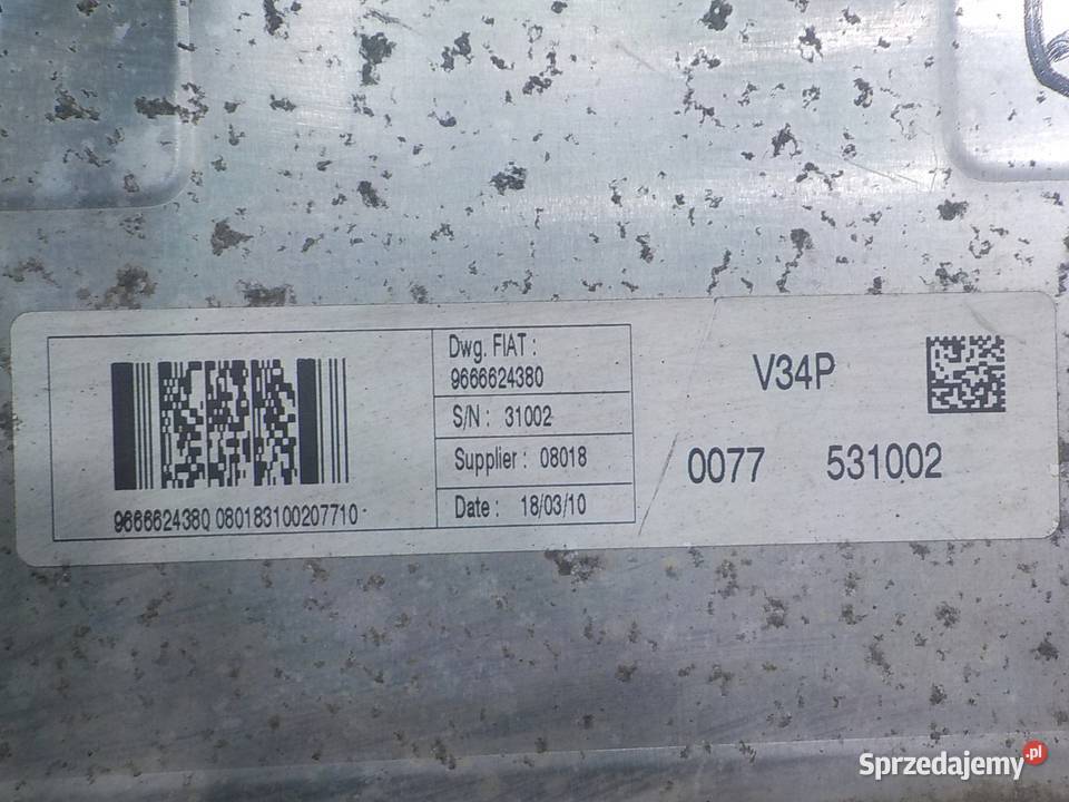 CITROEN NEMO 14 B 10r VAN sterownik komputer Suków