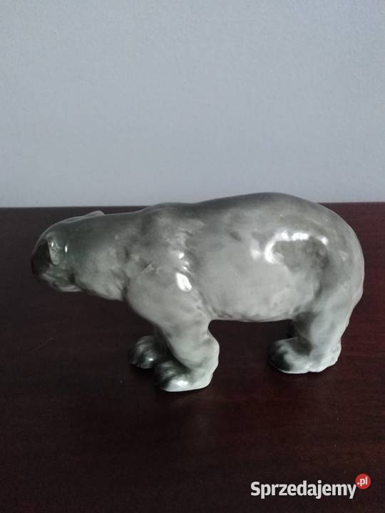 Porcelanowa figurka niedźwiedź polarny