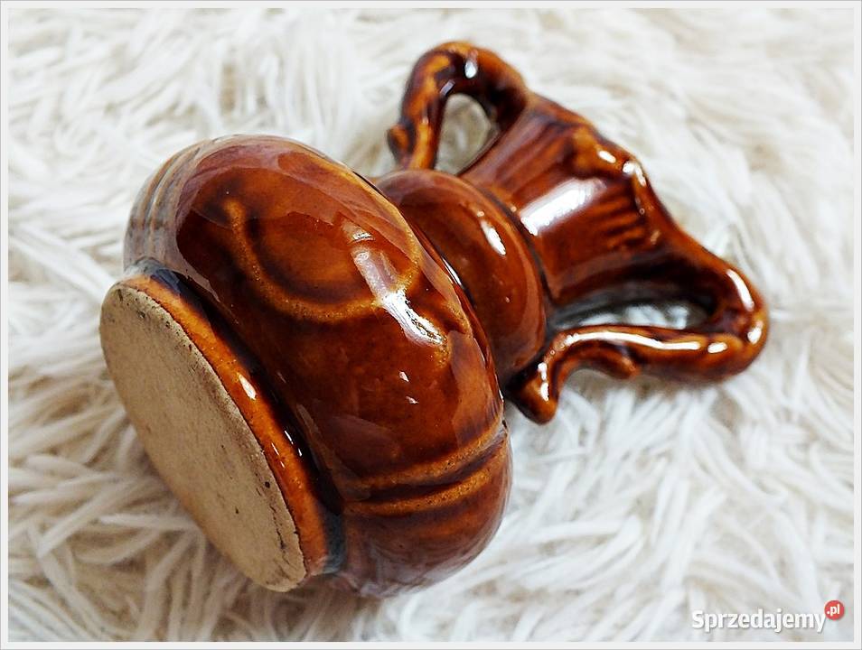 Stary wazonik dzbanuszek ceramiczny z lat 70tych Żary