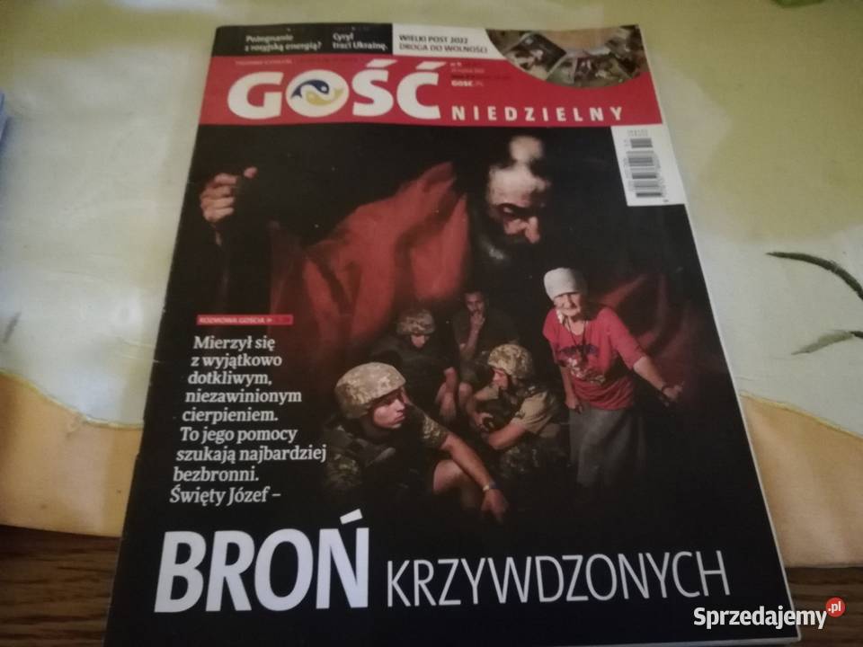 Gość Niedzielny jeden numer Ukraina Dąbrowa Górnicza sprzedam