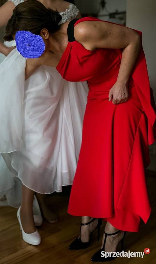 Sukienka weselna wizytowa firmy Laurelle jedyna Moda i Styl Warszawa