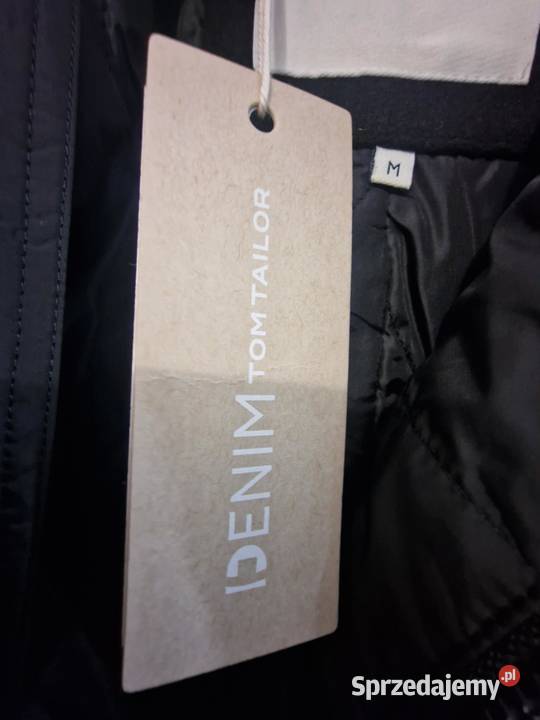 Płaszcz wełniany męski TOM TAILOR DENIM z Zimowa  pomorskie