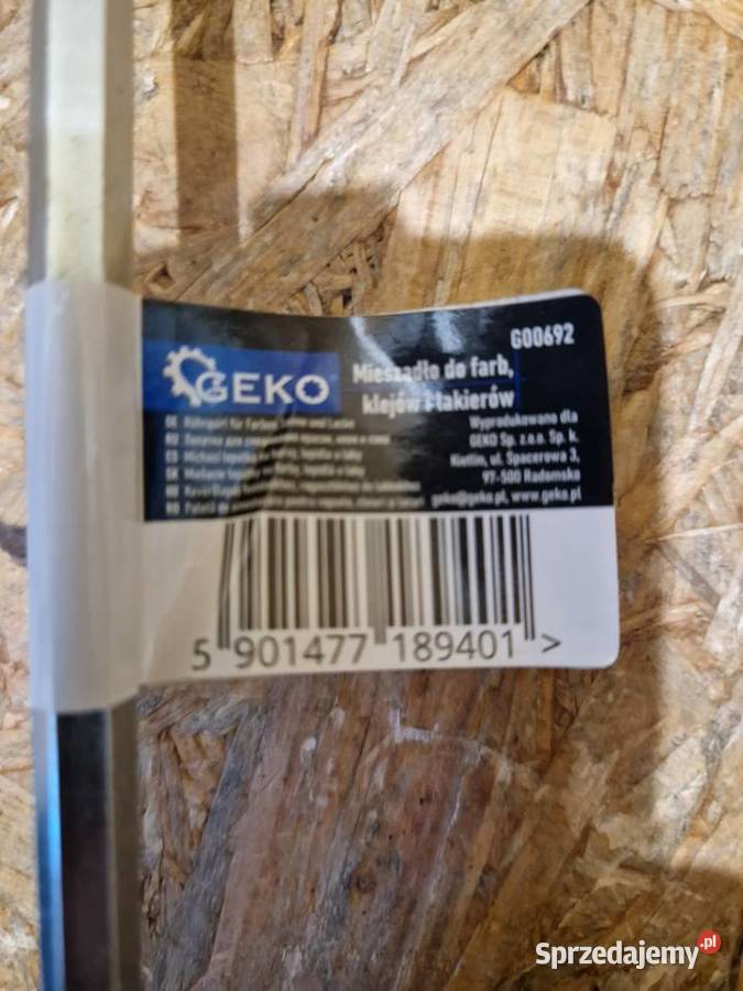 Mieszadło do farb klejów i lakierów 80x415mm HEX Głogowa