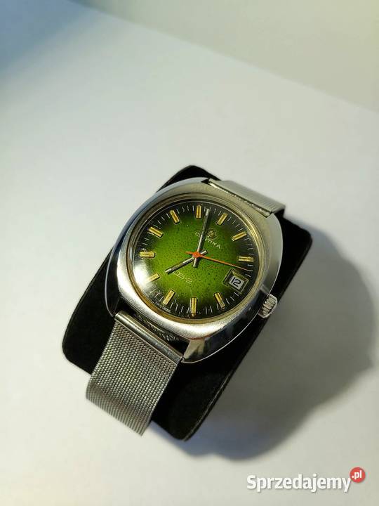 Certina DS2 Green zegarek vintage Gliwice