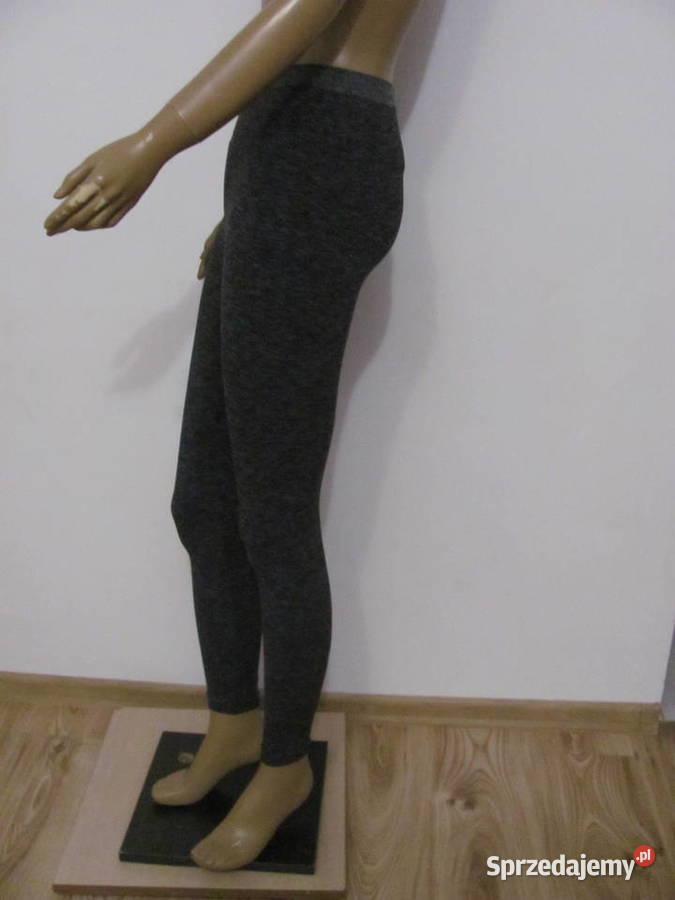 legginsy szare ocieplacze wyszczuplające NEXT