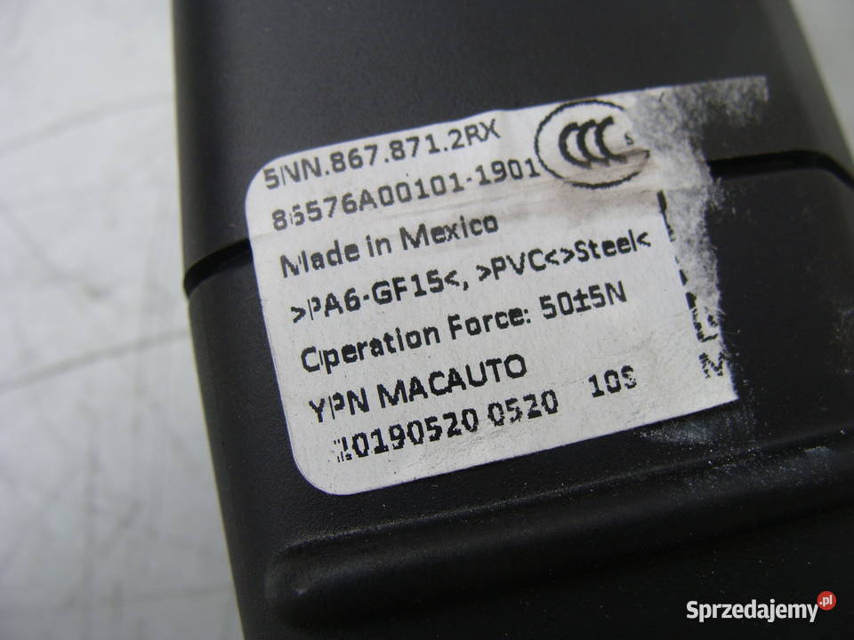 VW TIGUN ALLSPACE ROLETA BAGAŻNIKA 5NN867871 Goleniów