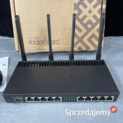 Mikrotik RB4011 5GHz 24GHz WiFi 10x 1Gbit Internet i komunikacja sprzedam