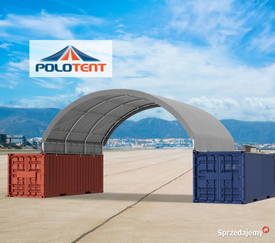 Namiot ZADASZENIE do kontenerów WIATA montaż śląskie