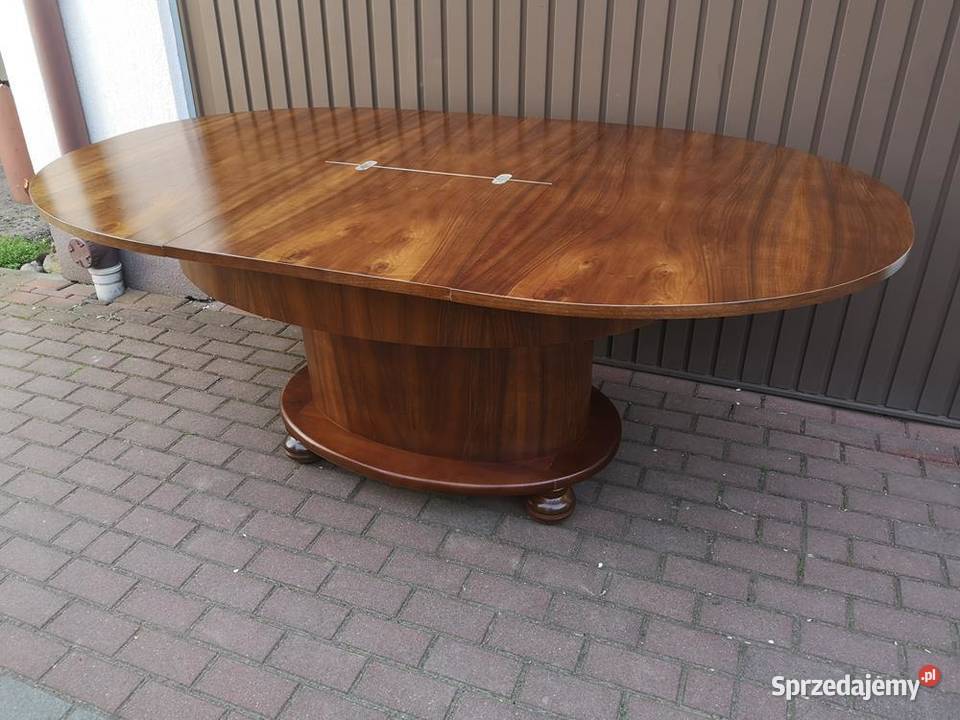 Stół ArtDeco Orzech Owalny Antyk Stary Swarzędz