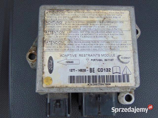 DESKA KONSOLA AIRBAG KIEROWCY SENSOR MONDEO MK3 Części samochodowe