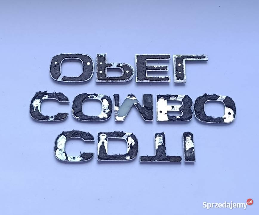 Napis emblemat Opel Combo C cdti 0111r osobowe Pozostałe Lipno