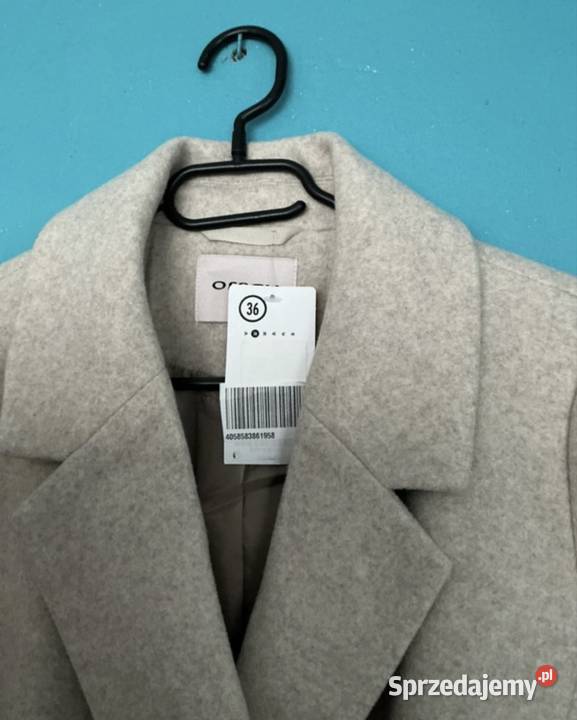 Elegancki płaszcz damski Orsay rozmiar S brązowy/beżowy Poznań
