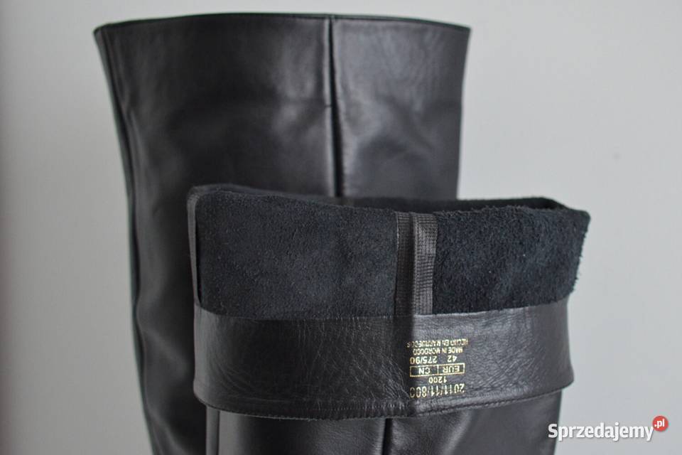 Pełne KOBIECEGO WDZIĘKU kozaki ZARA zakrywające Białystok