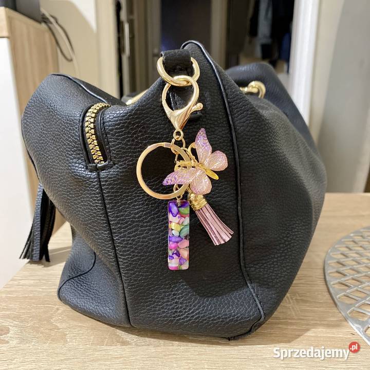 Brelok do torebki i do kluczy z literką I Kielce