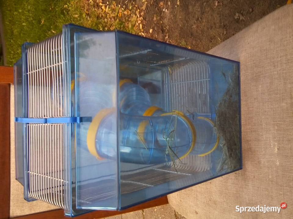 Klatka z tunelem i wybiegiem chomika Stan Pozostałe Knurów