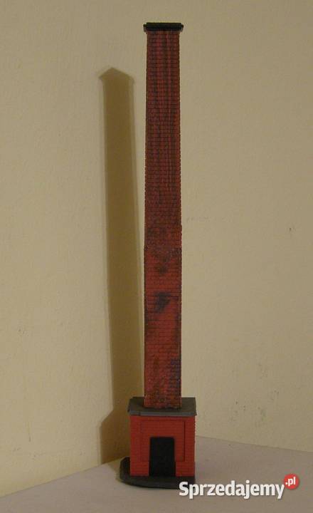 Domek na makietę 1 komin kotłowni kolejka skala Łódź sprzedam
