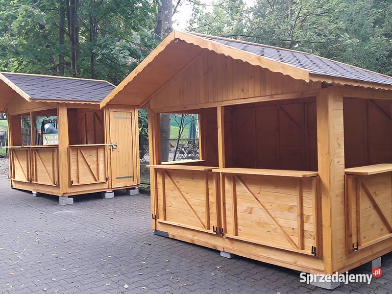 DOMEK HANDLOWY 5 DREWNIANY KIOSK SKLEPIK Parzymiechy