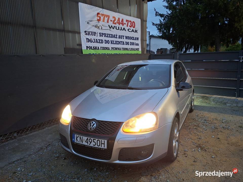 VW GOLF V GTI AXX 200 TANIO OPIS OKAZJA dolnośląskie Wrocław sprzedam