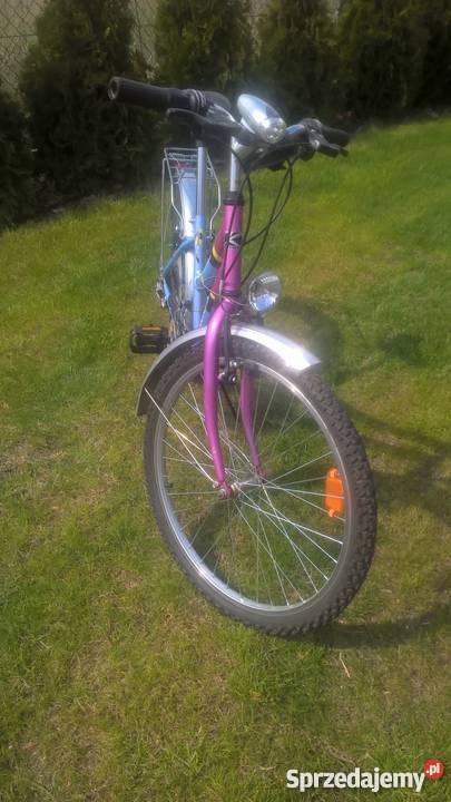 Rower Kross Junior City rama 14 błękitnoróżowy Konin sprzedam