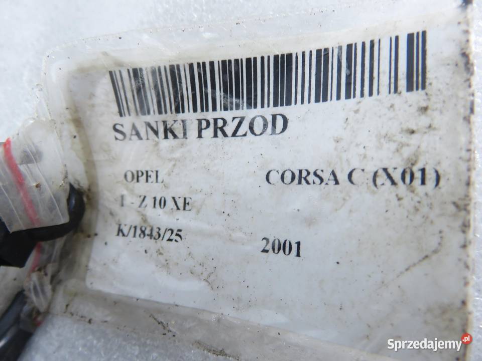 SANKI PRZÓD OPEL CORSA C X01 10 12V 58 Z 10 XE