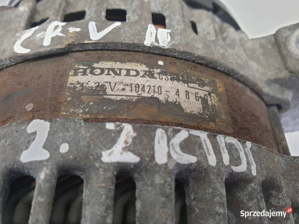 Honda CRV CRV II 22 CTDI ALTERNATOR 1042104860 Janów