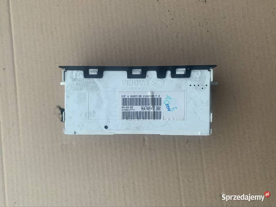 9647409477 wyświetlacz radia citroen c2 c3 Liczniki i zegary zachodniopomorskie Szczecin sprzedam