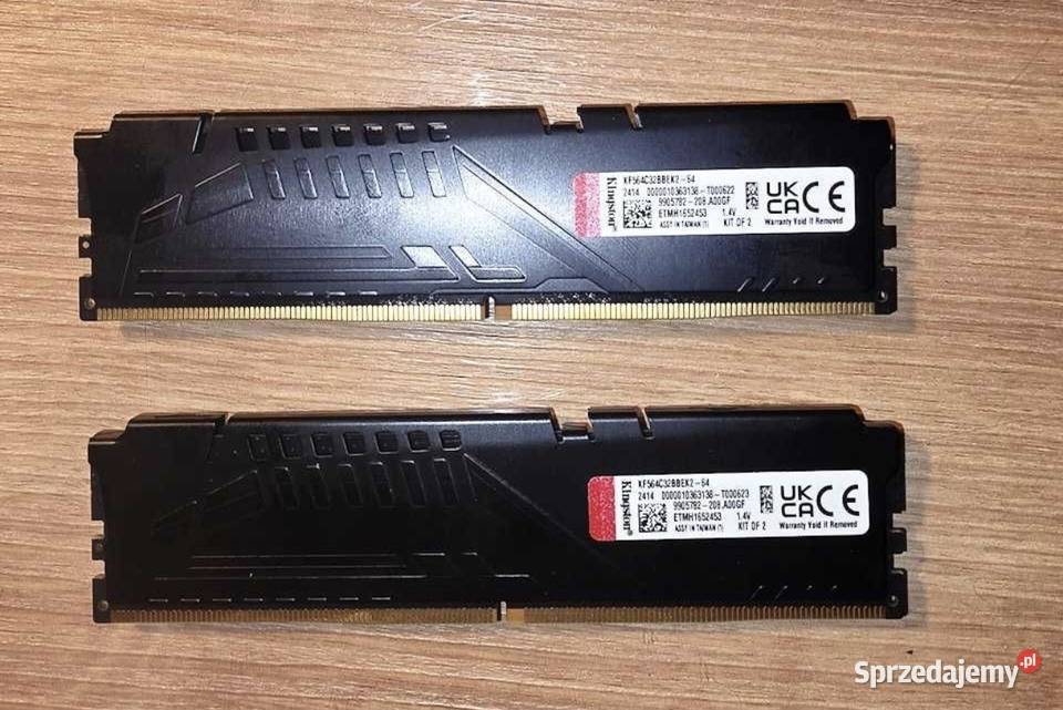 Pamięć RAM DDR5 6400 MHz CL32 Kingston FURY wielkopolskie Rogoźno