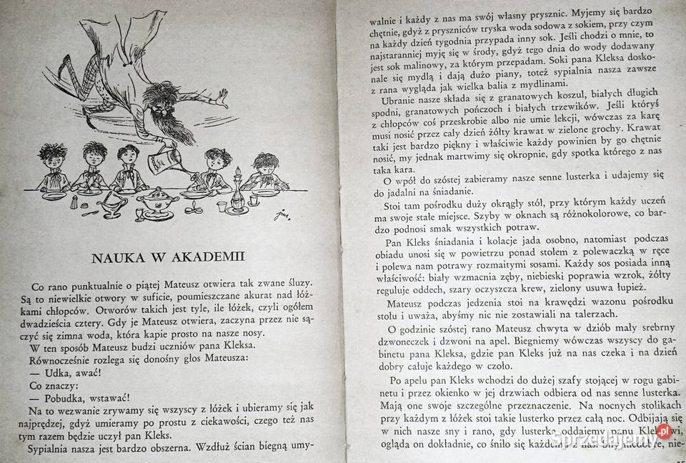 Akademia pana Kleksa Jan Brzechwa wyd 1958r Chełm