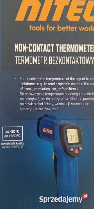NITEO termometr bezkontaktowy NOWY Pozostałe Ełk