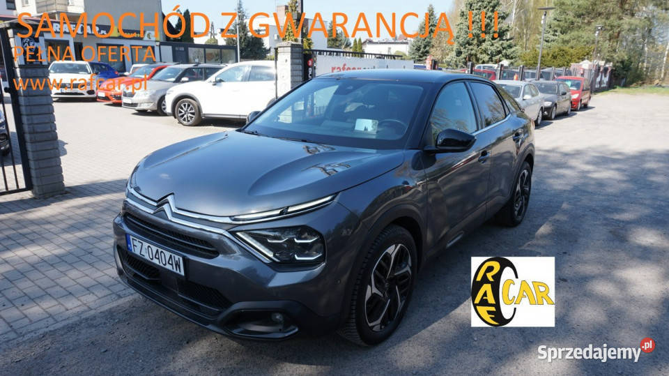 Citroen C4 automat Gwarancja III 2020 szary lubuskie Zielona Góra