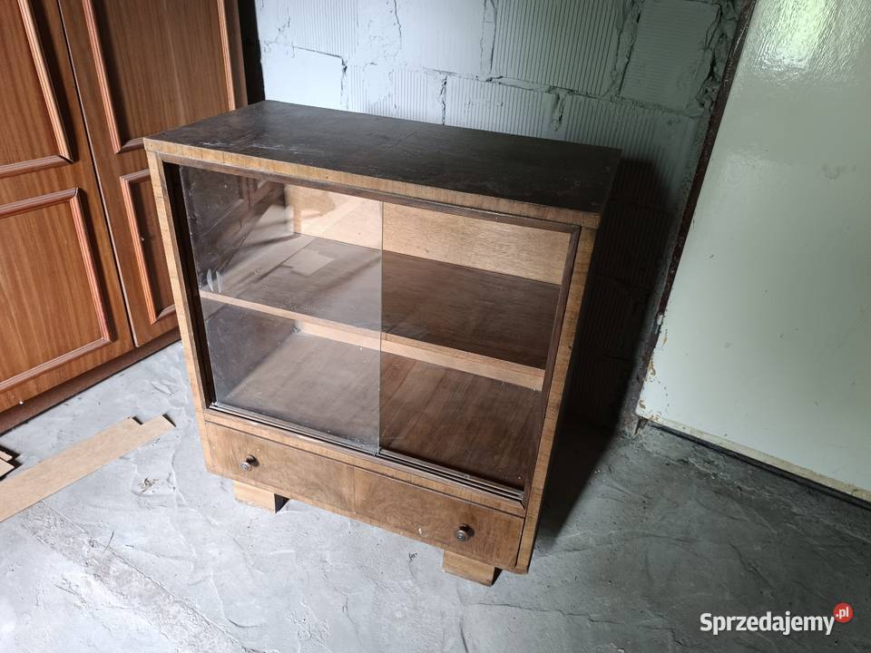 Zabytkowa szafka komoda biblioteczka z epoki PRL